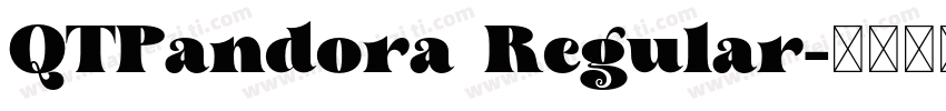 QTPandora Regular字体转换